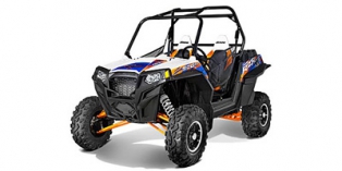 2013 Polaris RZR® XP 900 EPS White Lightning / Orange Madness and Blue LE